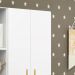 Guarda Roupa Ditália 3 Portas 3 Gavetas BB-322 Branco