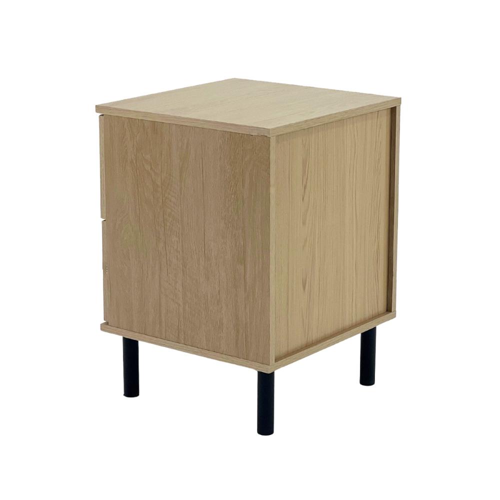 Mesa de Cabeceira Ditália 2 Gavetas DM-121 cor:riviera