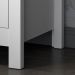 Mesa de Cabeceira Ditália 3 Gavetas DM-113 Branco