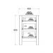Mesa de Cabeceira Ditália Conjunto com 2 un. DM-113 Branco