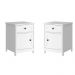 Mesa de Cabeceira Ditália Conjunto com 2 un. DM-114 Branco