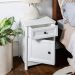 Mesa de Cabeceira Ditália Conjunto com 2 un. DM-114 Branco