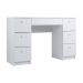 Mesa de Escritório Ditália 7 Gavetas PE-100 COR:branco