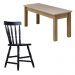 Mesa de Jantar Ditália 2Bancos 2Cad JA-220+JA-225 Cor:Diamond