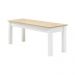 Mesa de Jantar Ditália 2Bancos JA-220+JA-225 Cor:Branco