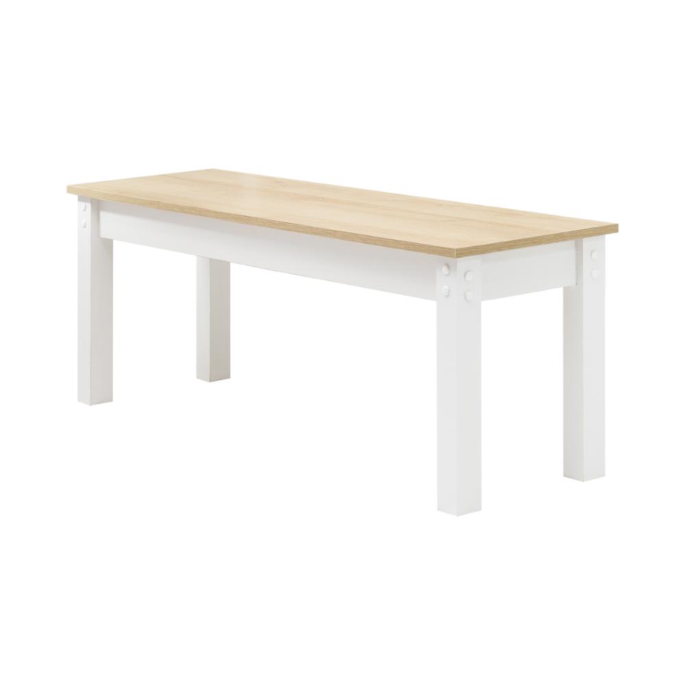 Mesa de Jantar Ditália 2Bancos JA-220+JA-225 Cor:Branco