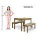 Mesa de Jantar Ditália 2Bancos JA-220+JA-225 Cor:Diamond
