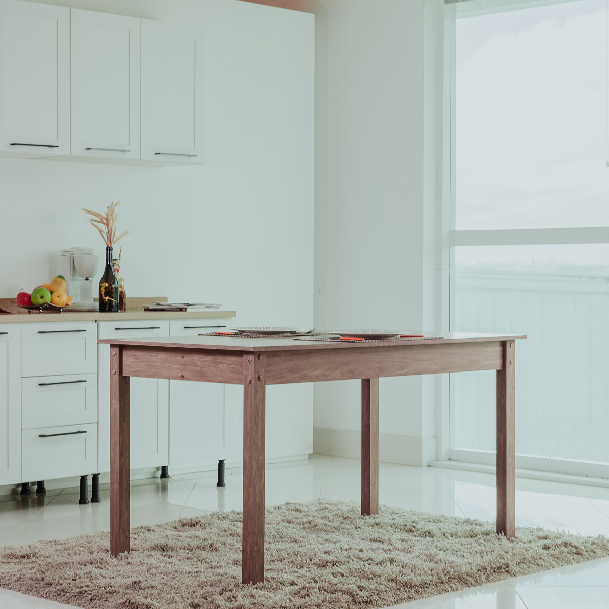Mesa de Jantar Ditália JA-225 Cor:Diamond