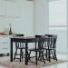 Mesa de Jantar Ditália com 4 Cadeiras JA-225 Cor:Preto