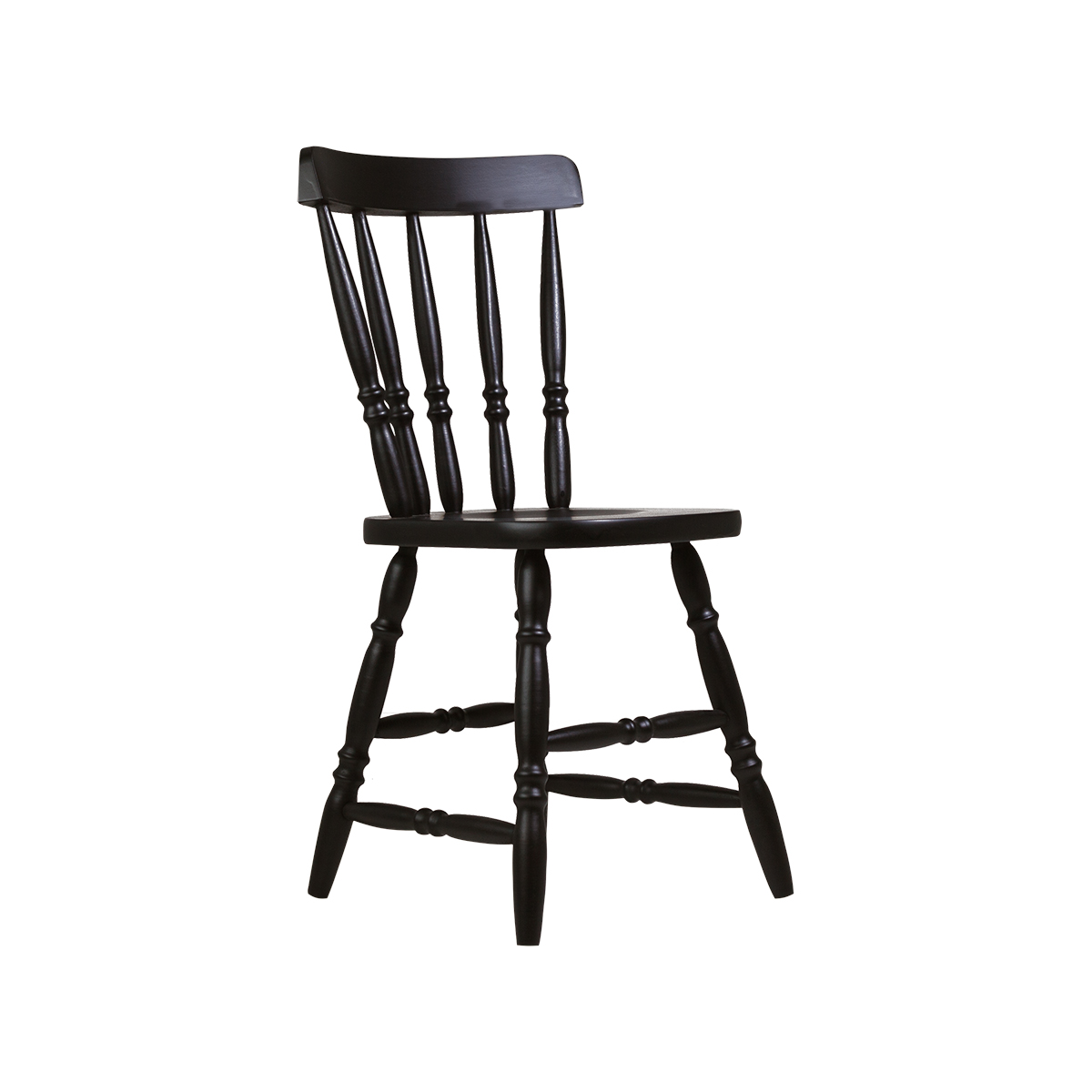 Mesa de Jantar Ditália com 4 Cadeiras JA-225 Cor:Preto
