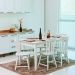 Mesa de Jantar Ditália com 6 Cadeiras JA-225 Cor:Branco