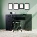 Mesa de escritório Ditália 7 Gavetas com Cadeira PE-100 COR:preto
