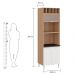 Paneleiro Ditália Aspen 2 fornos 2 pts 1 Pt Vd Cv/Br CD-331