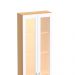 Paneleiro Ditália Denver 2 Portas Vidro Rv/Branco CD-386