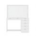 Penteadeira Ditália 7 Gavetas Branco UV Acetinado