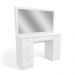 Penteadeira Ditália 7 Gavetas PE-80 Branco UV Acetinado