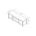 Rack 2 Portas Ditália R-606 Branco