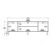 Rack Ditália 2 Portas R-634 cor:branco