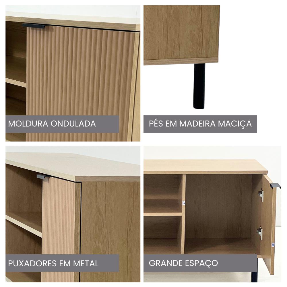 Rack Ditália 2 Portas R-634 cor:riviera