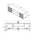 Rack Painel Ditália p/ TV até 60 R-902 R-634 Cor:Branco