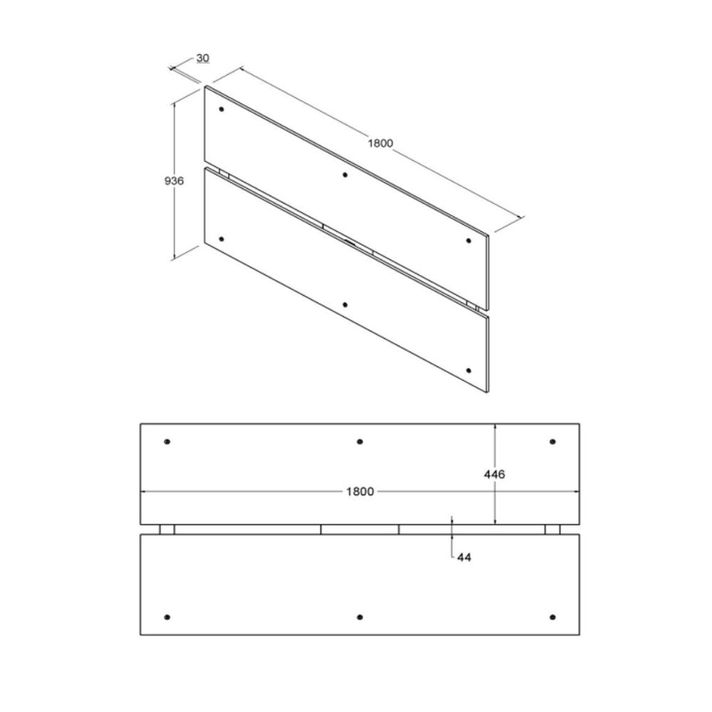 Rack Painel Ditália p/ TV até 60 R-902 R-634 Cor:Branco