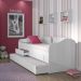 Sofá Cama Solteiro Ditália Cama Auxiliar 2 Gav. CM-08 Branco