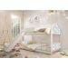 Beliche Solteiro com Escorregador Exclusiva Casinha - Cinza