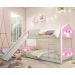 Beliche Solteiro com Escorregador Exclusiva Casinha - Rosa