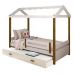 Cama Eliz Branca Com Led E Cama Auxiliar - Divaloto