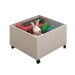 Cama Infantil Alta Mary com Nichos para Brinquedos e Colchão