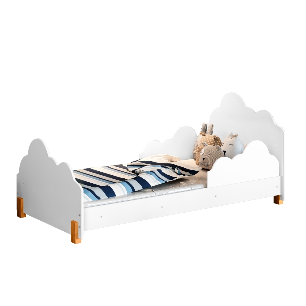 Cama Infantil Lola Branco e Mel