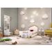 Cama Infantil Marques Branco/Natural com Colchão