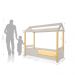 Cama Infantil Poppy Branco com LED