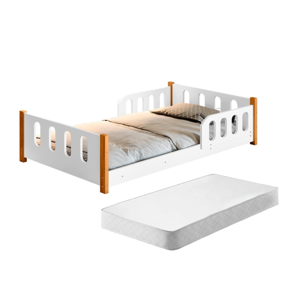 Cama Joaninha Branca com Colchão