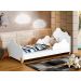 Cama Princesa Celeste Branca com Colchão e 2 Luminárias Soninho