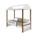 Cama Solteiro Sara Branco Sem Led