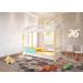 Cama de Solteiro Poppy Branco/Menta com LED