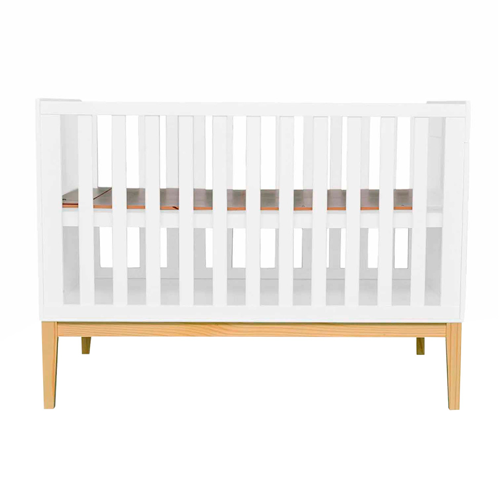 Berço Minicama Amor Perfeito I Branco e Pinus