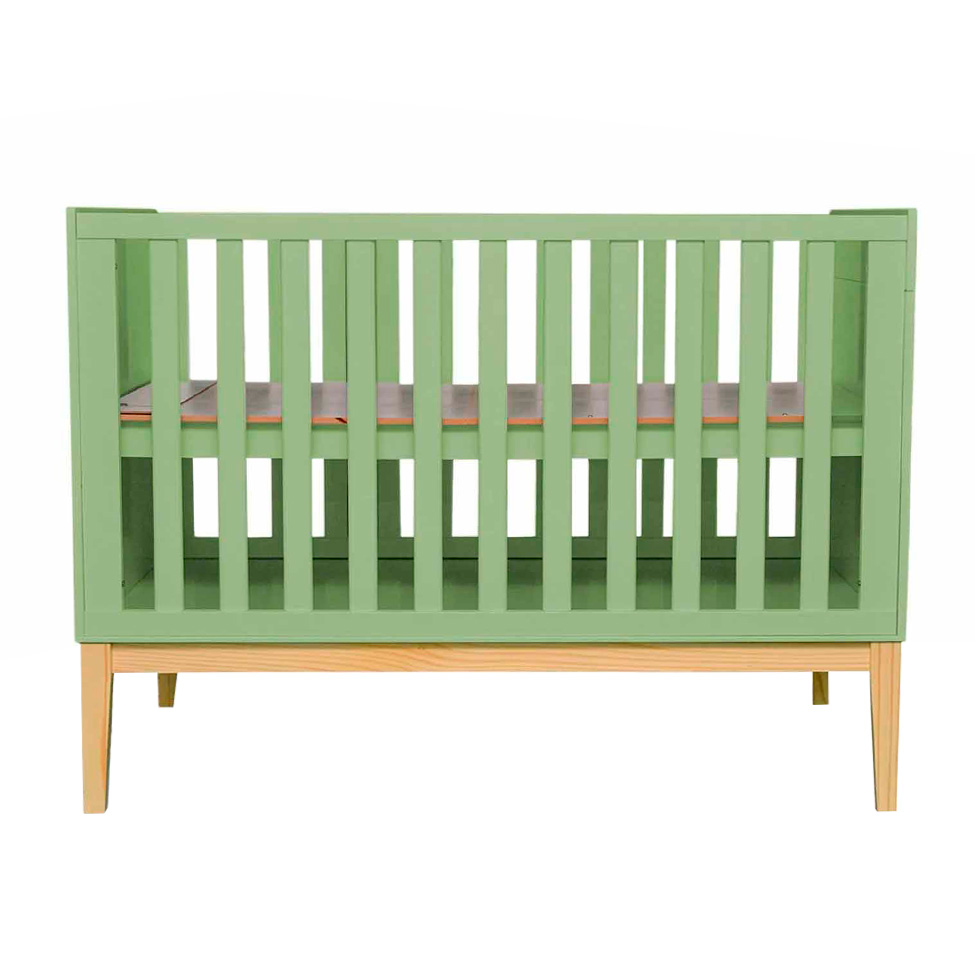 Berço Minicama Amor Perfeito I Verde e Pinus