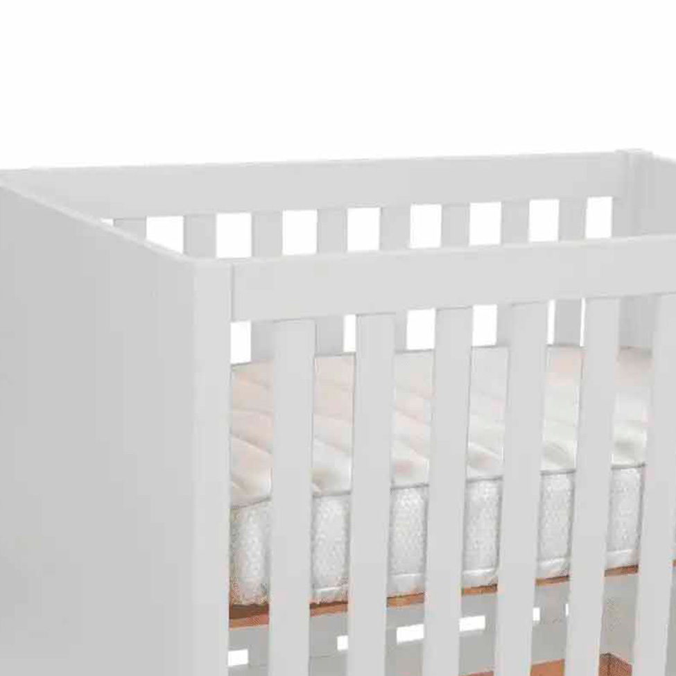 Berço Minicama Amor Perfeito II Branco e Pinus