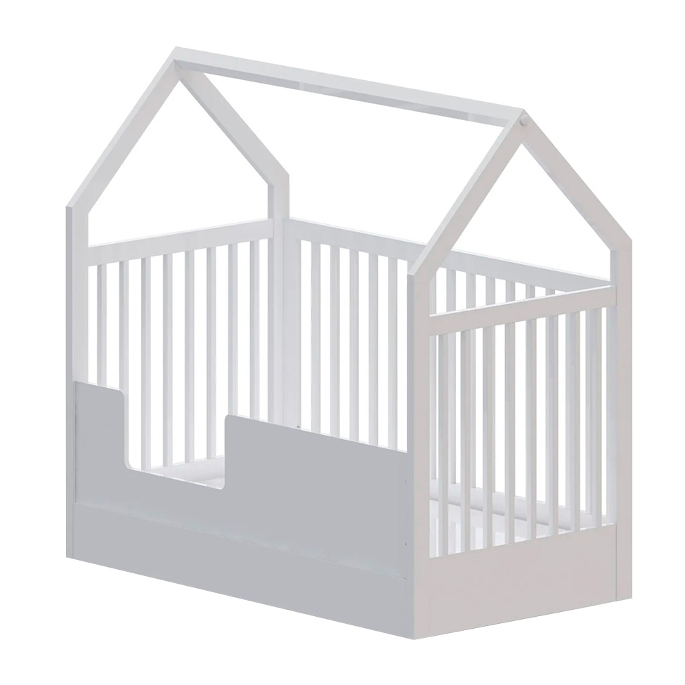 Berço Minicama Montessoriano Wood Branco