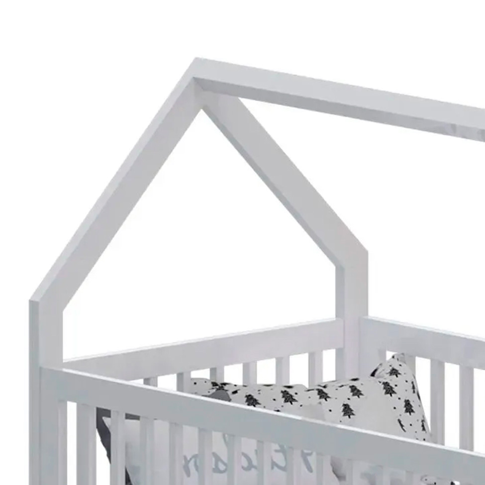 Berço Minicama Montessoriano Wood Branco