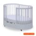 Berço Multifuncional com Colchão Wave Branco