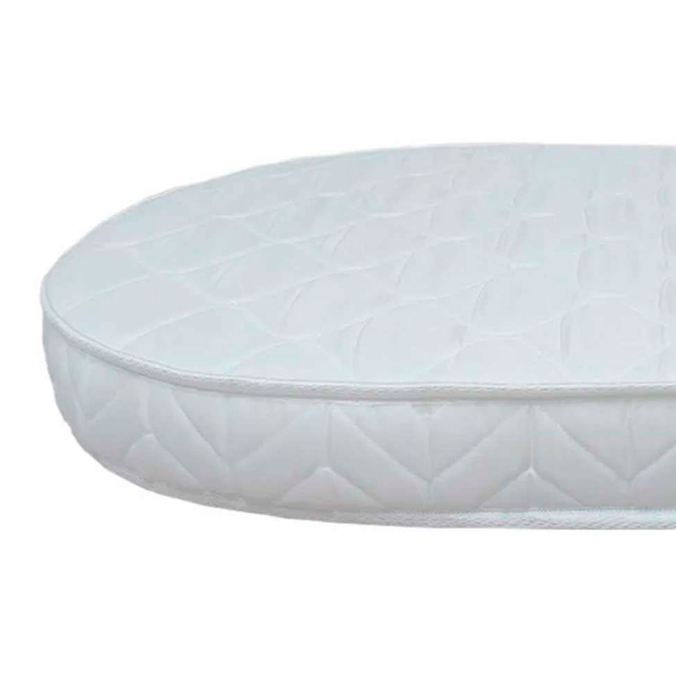Berço Multifuncional com Colchão Wave Mel e Branco