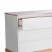 Cômoda Infantil Canção de Ninar 1 PT 3 GV Branca e Amêndola