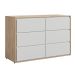 Cômoda Infantil Wood 6 GV Branca e Treviso