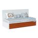 Cama Infantil Sambalelê 2 GV Branca e Mel