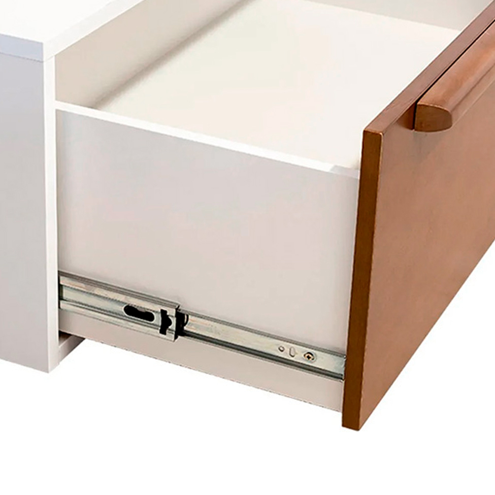 Cama Infantil Sambalelê 2 GV Branca e Mel