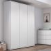 Guarda-Roupa Infantil Wood 3 Portas 3 Gavetas Branco