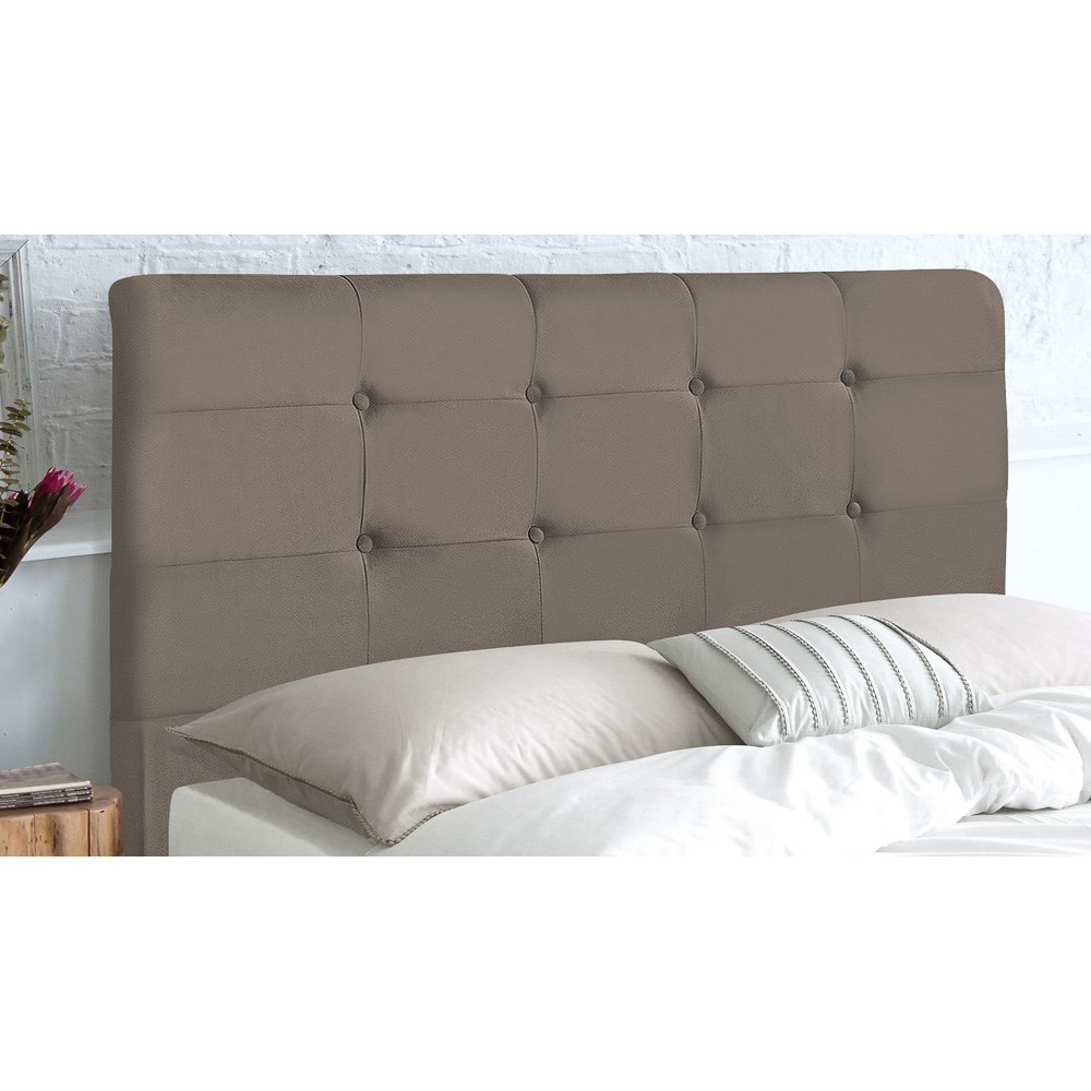 Cabeceira Luna para Cama Box Casal 140cm Suede - SSX Multicoisas